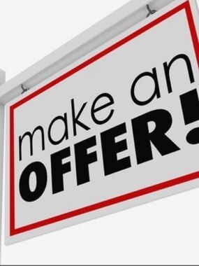 Make an Offer! Red & White Sign Wall Art